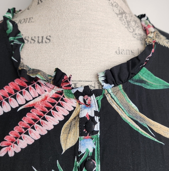 Floral Mini Ruffle Dress - Picture 9 of 10